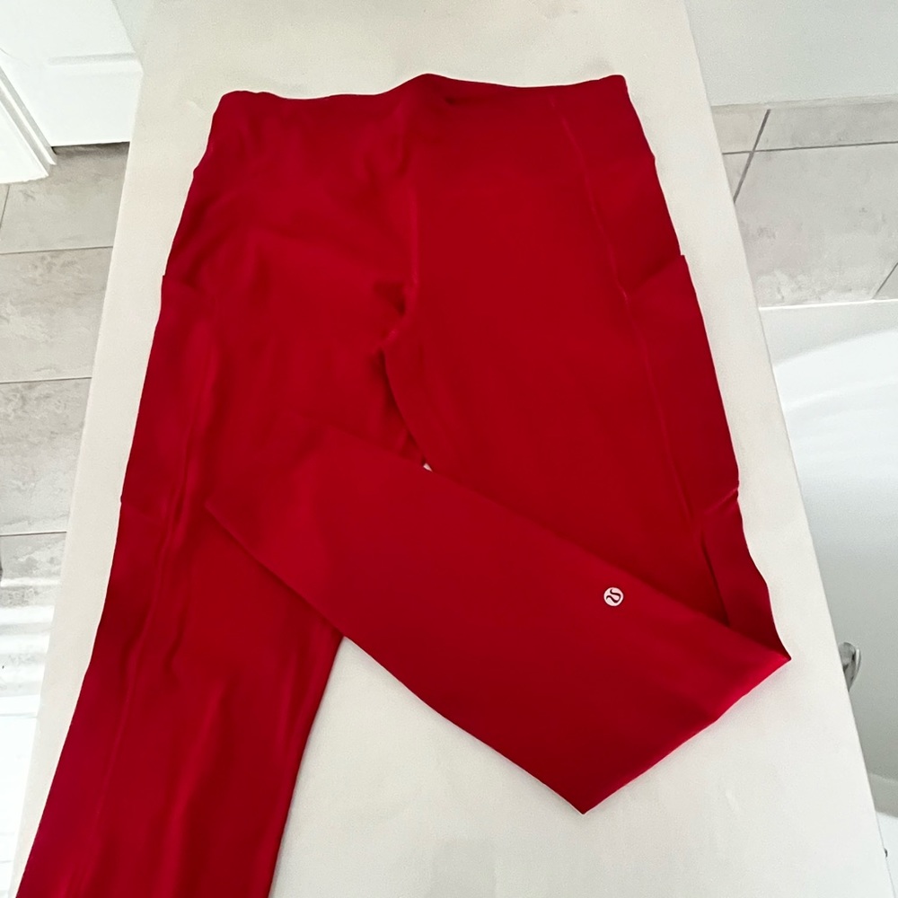 lululemon red leggings